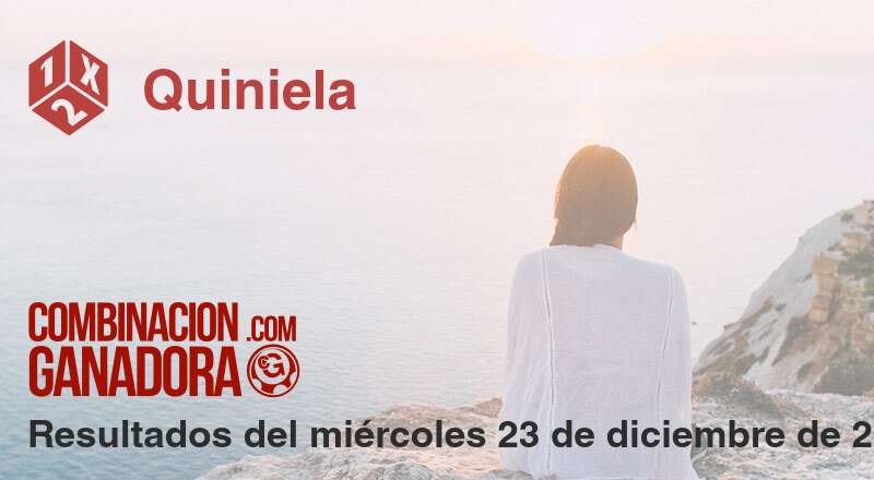 Quiniela del miércoles 23 de diciembre de 2020