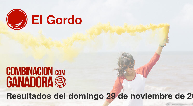 El Gordo del domingo 29 de noviembre de 2020