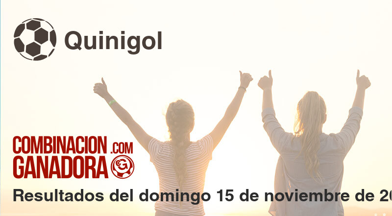 Quinigol del domingo 15 de noviembre de 2020