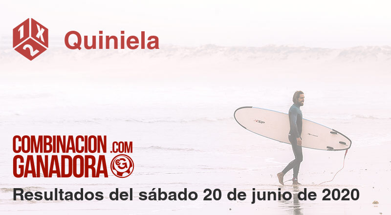 Quiniela del sábado 20 de junio de 2020