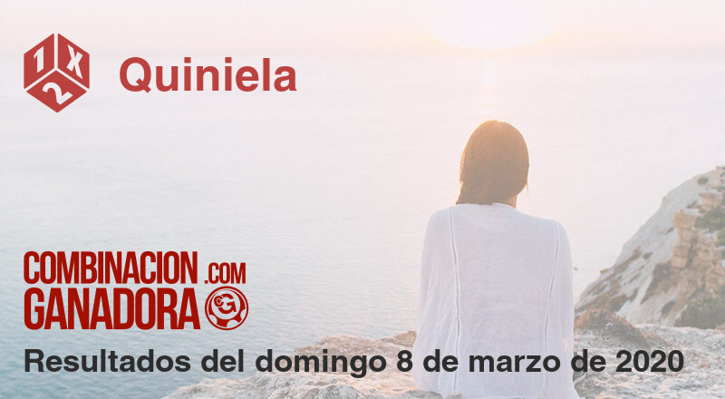 Quiniela del domingo 8 de marzo de 2020