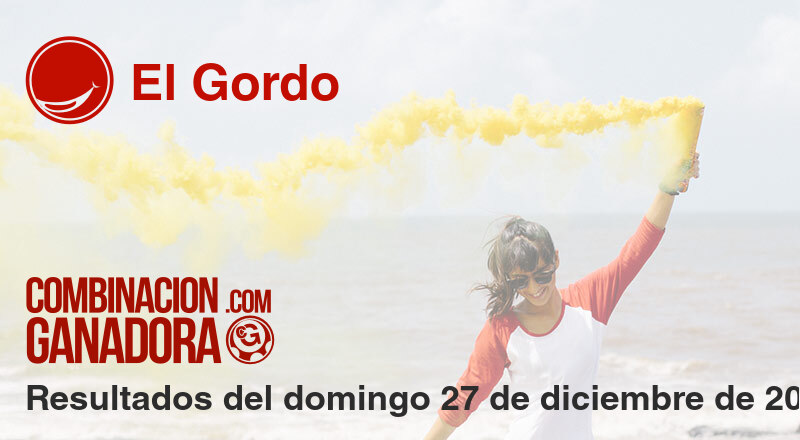 El Gordo del domingo 27 de diciembre de 2020