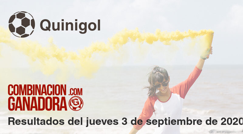 Quinigol del jueves 3 de septiembre de 2020