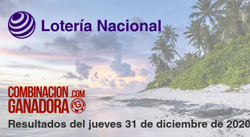 Lotería Nacional del jueves 31 de diciembre de 2020