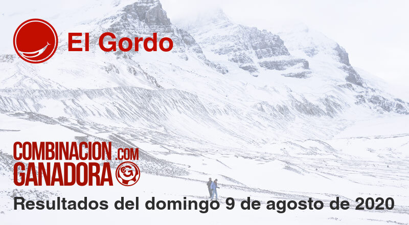 El Gordo del domingo 9 de agosto de 2020