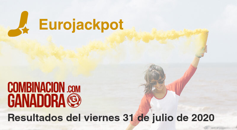 Eurojackpot del viernes 31 de julio de 2020