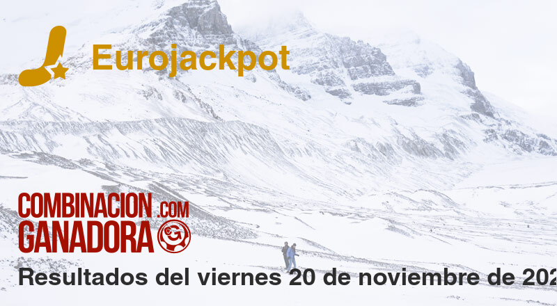 Eurojackpot del viernes 20 de noviembre de 2020