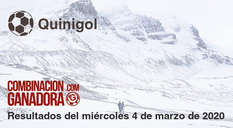 Quinigol del miércoles 4 de marzo de 2020