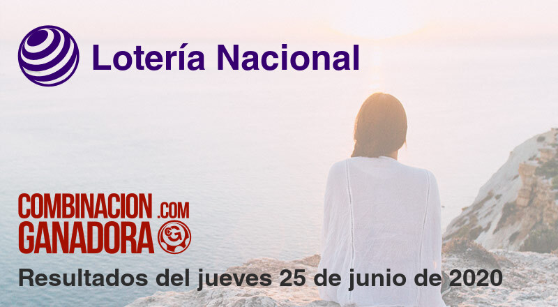 Lotería Nacional del jueves 25 de junio de 2020