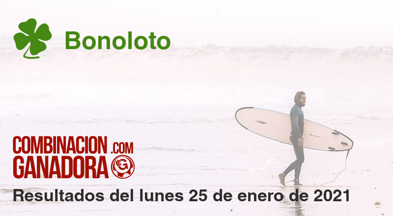 Bonoloto del lunes 25 de enero de 2021