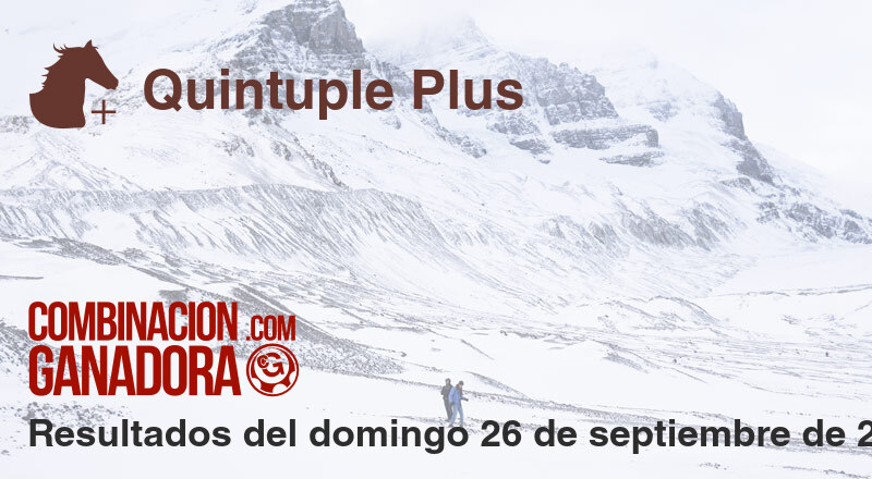 Quintuple Plus del domingo 26 de septiembre de 2021