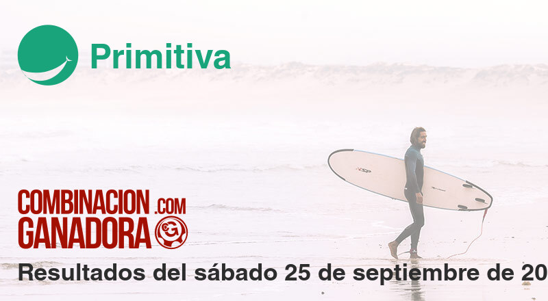 Primitiva del sábado 25 de septiembre de 2021