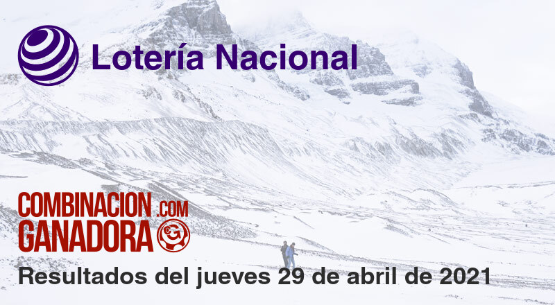 Lotería Nacional del jueves 29 de abril de 2021