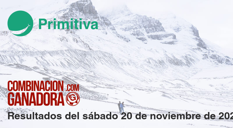 Primitiva del sábado 20 de noviembre de 2021
