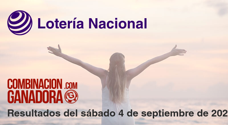 Lotería Nacional del sábado 4 de septiembre de 2021
