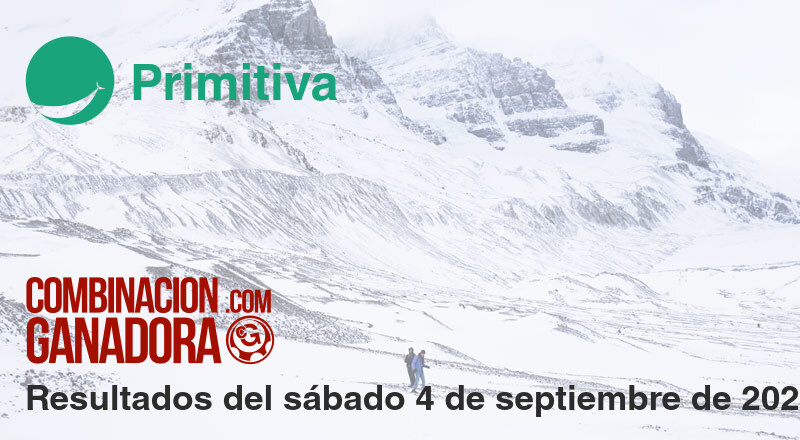 Primitiva del sábado 4 de septiembre de 2021