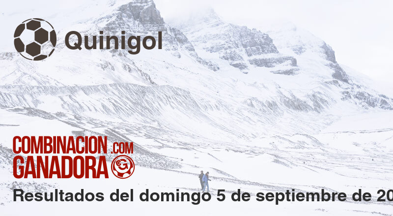 Quinigol del domingo 5 de septiembre de 2021