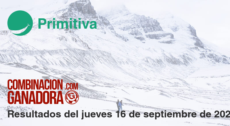 Primitiva del jueves 16 de septiembre de 2021