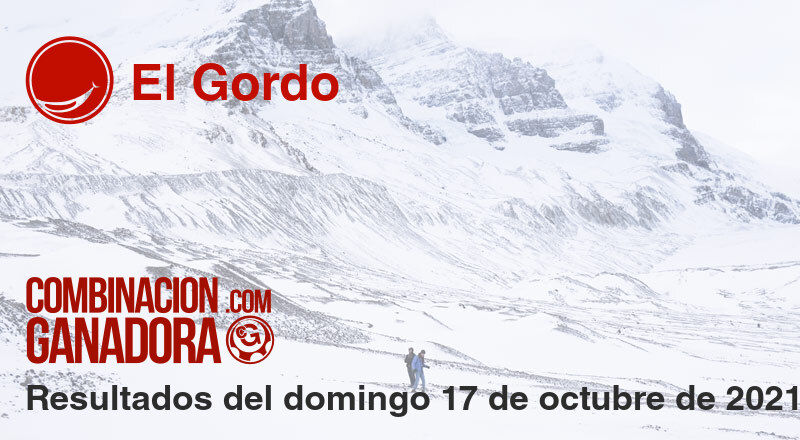 El Gordo del domingo 17 de octubre de 2021