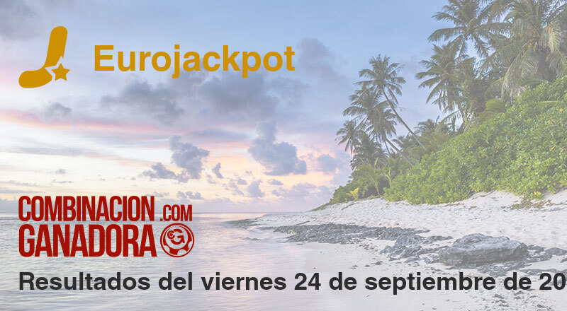 Eurojackpot del viernes 24 de septiembre de 2021