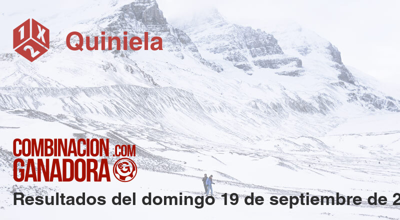 Quiniela del domingo 19 de septiembre de 2021