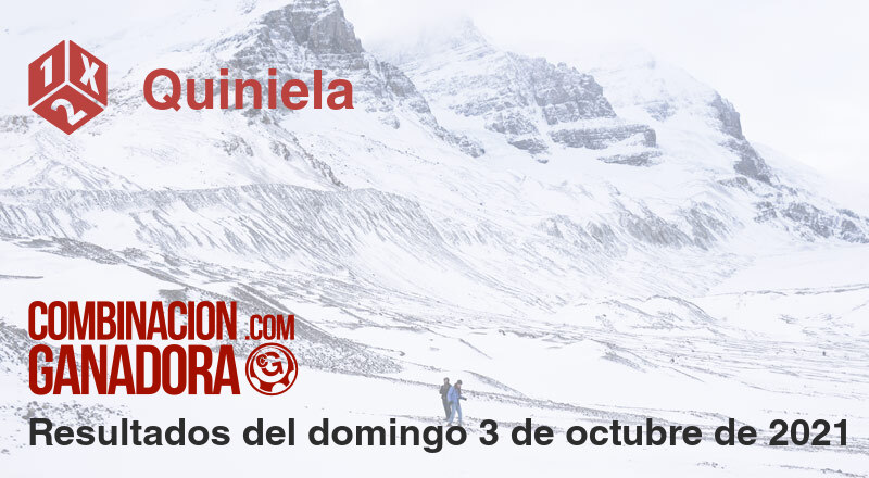 Quiniela del domingo 3 de octubre de 2021