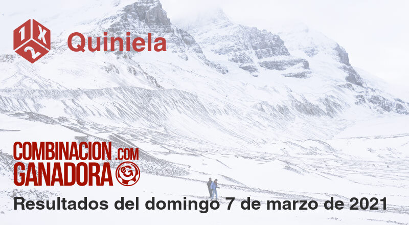 Quiniela del domingo 7 de marzo de 2021