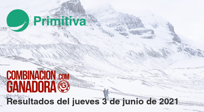 Primitiva del jueves 3 de junio de 2021