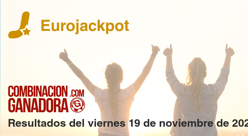 Eurojackpot del viernes 19 de noviembre de 2021