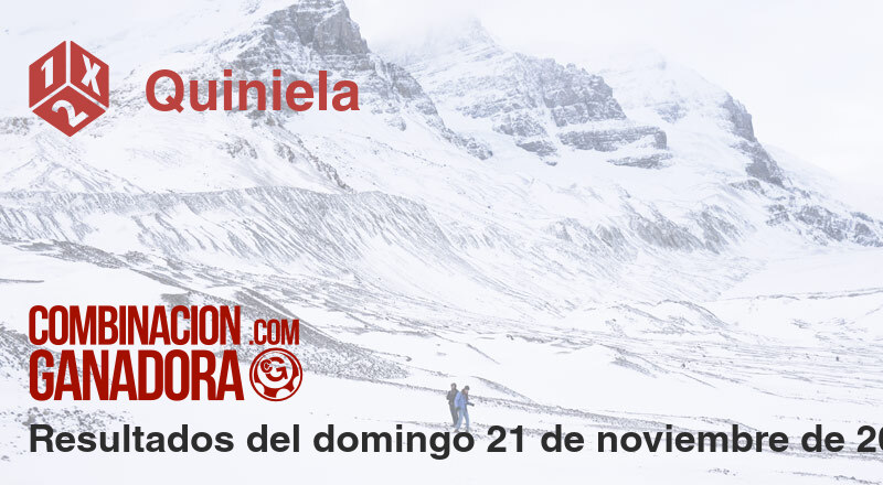 Quiniela del domingo 21 de noviembre de 2021