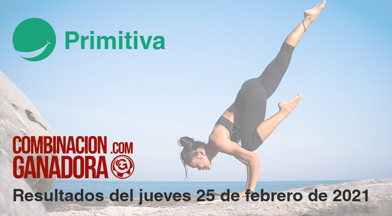 Primitiva del jueves 25 de febrero de 2021