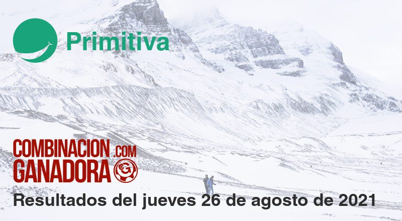 Primitiva del jueves 26 de agosto de 2021