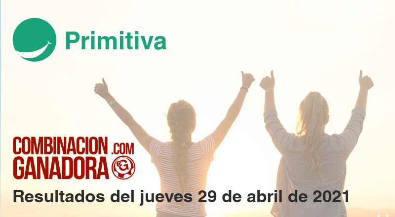 Primitiva del jueves 29 de abril de 2021