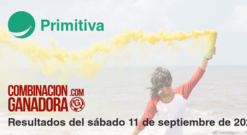 Primitiva del sábado 11 de septiembre de 2021