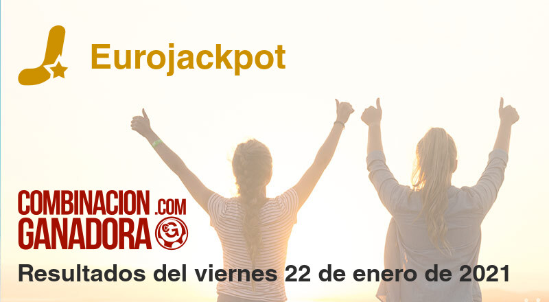 Eurojackpot del viernes 22 de enero de 2021