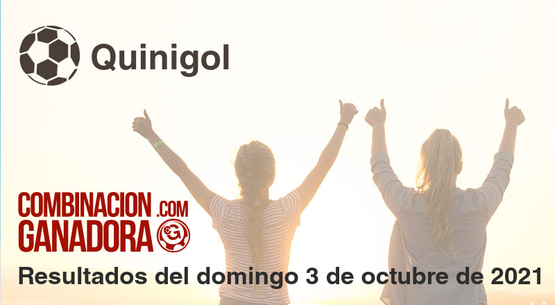 Quinigol del domingo 3 de octubre de 2021