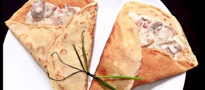 Receta de crepes salados