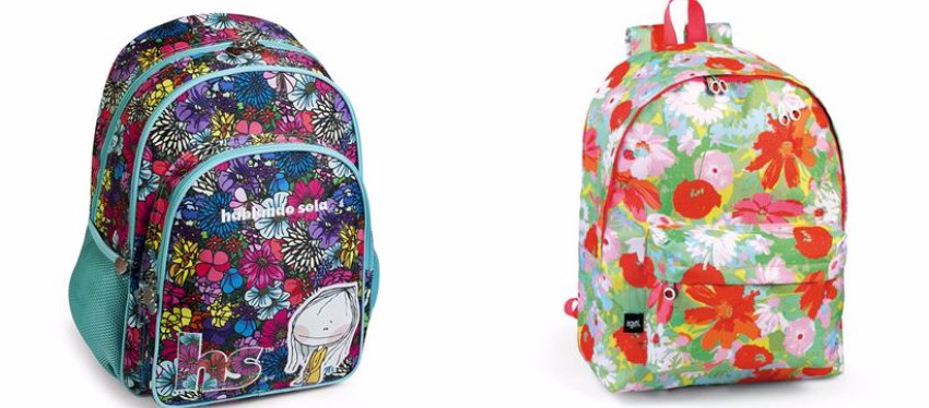 Complementos y mochilas escolares primavera 2017