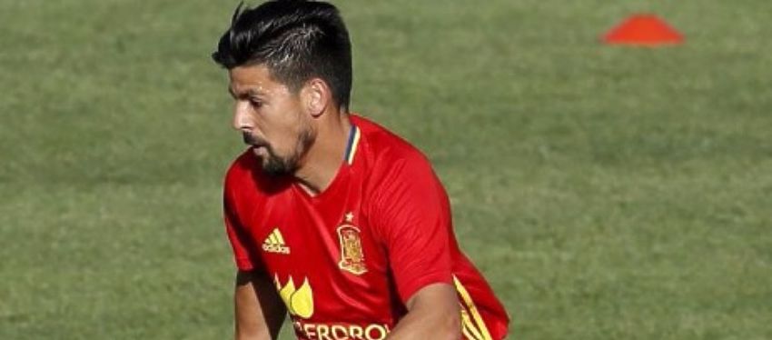 Nolito, en un entrenamiento con la selección española. Foto: Instagram.