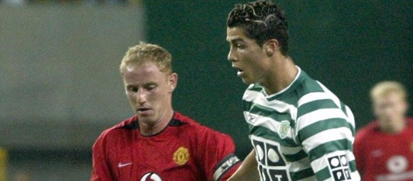 Cristiano Ronaldo, en su etapa en el Sporting de Portugal. Foto: Twitter.