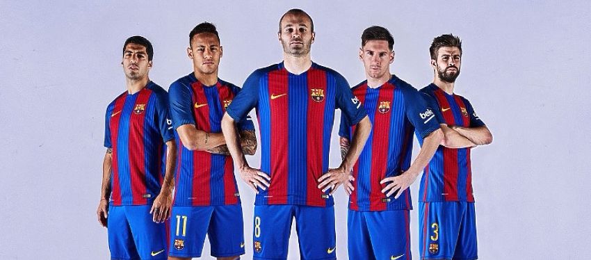 Esta será la primera equipicación que el Barça lucirá la próxima temporada. Foto: FC Barcelona,