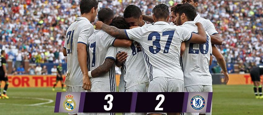 Victoria del Real Madrid ante el Chelsea