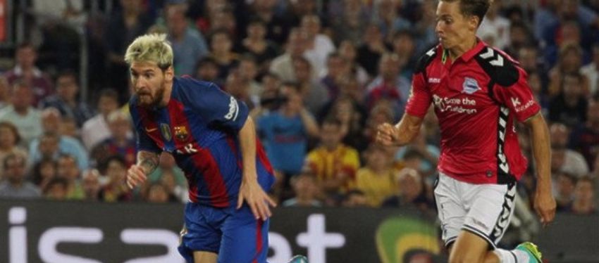 El Barça espera lograr los tres puntos tras la inesperada derrota frente al Alavés de la pasada jornada. Foto: Twitter.