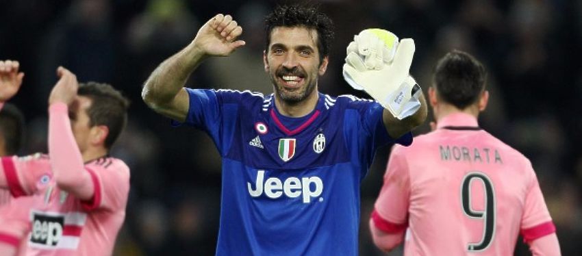 Buffon celebra una de las victorias de la Juventus. Foto: Instagram.
