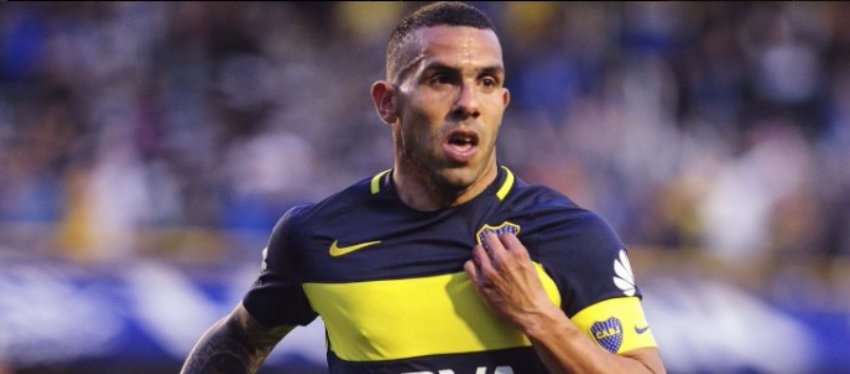 Carlos Tévez jugó ayer su último partido con la camiseta de Boca Juniors. Foto: Twitter.