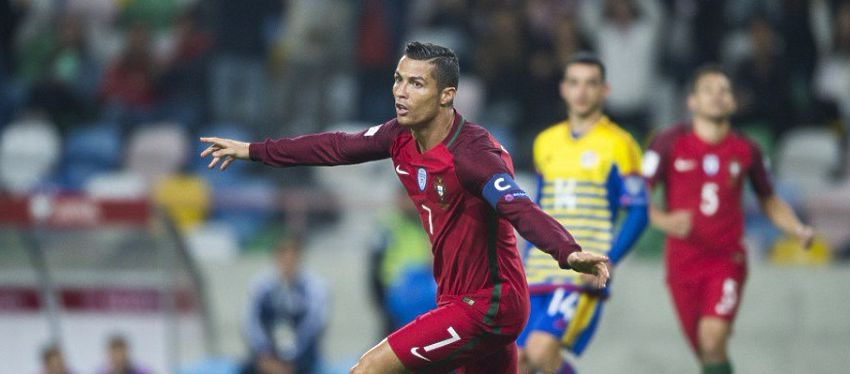 Cristiano Ronaldo fue el gran protagonista ante Andorra. Foto: Antena3.