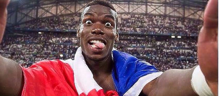 Pogba durante la pasada Eurocopa | Foto: @paulpogba
