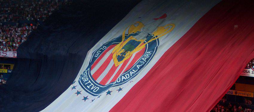 Bandera de Las Chivas del Guadalajara | Foto: Jaec