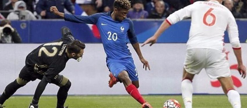 Kingsley Coman (32.8 km/h) es el jugador de esta Eurocopa que mayor velocidad ha registrado en un partido. Foto: Instagram.
