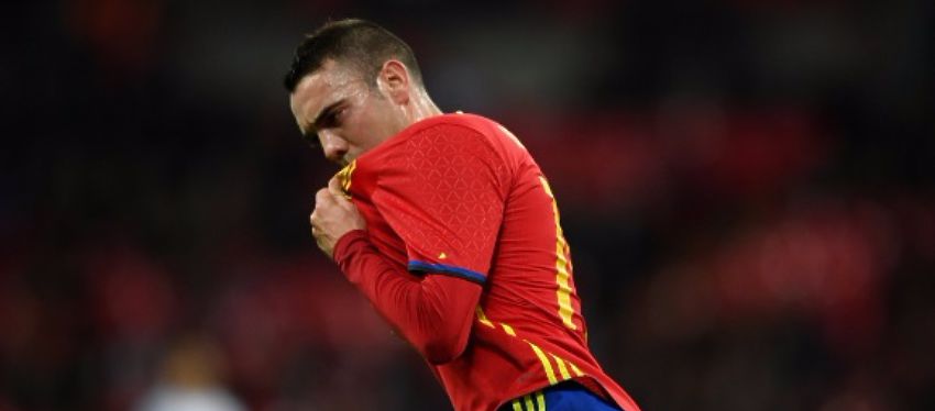 Iago Aspas celebró a lo grande su debut con España. Foto: @carrusel.